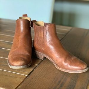 Madewell Leather Chelsea Booties